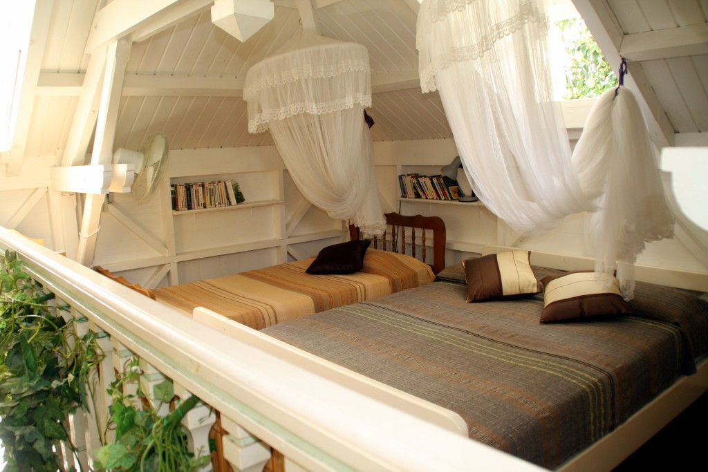 La mezzanine de la villa